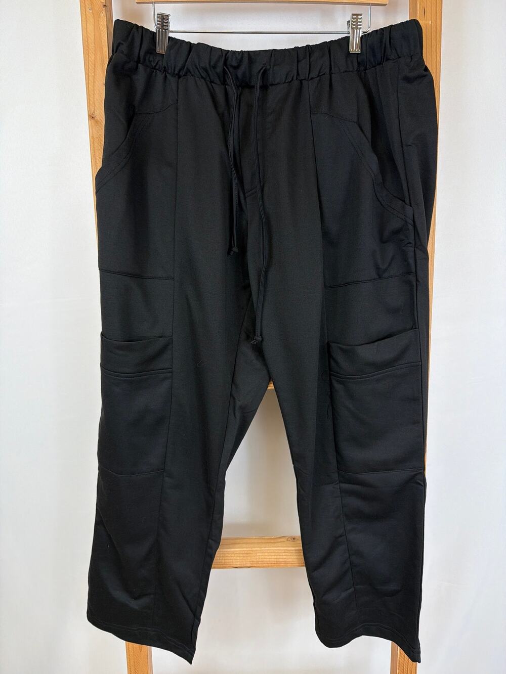 NWT Z Avenue BLACK DRAWSTRING PANTS SIZE 2XL